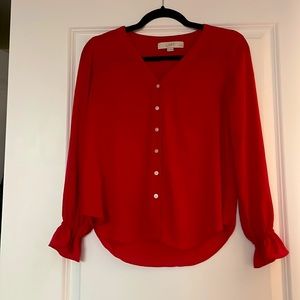 LOFT v-neck blouse
